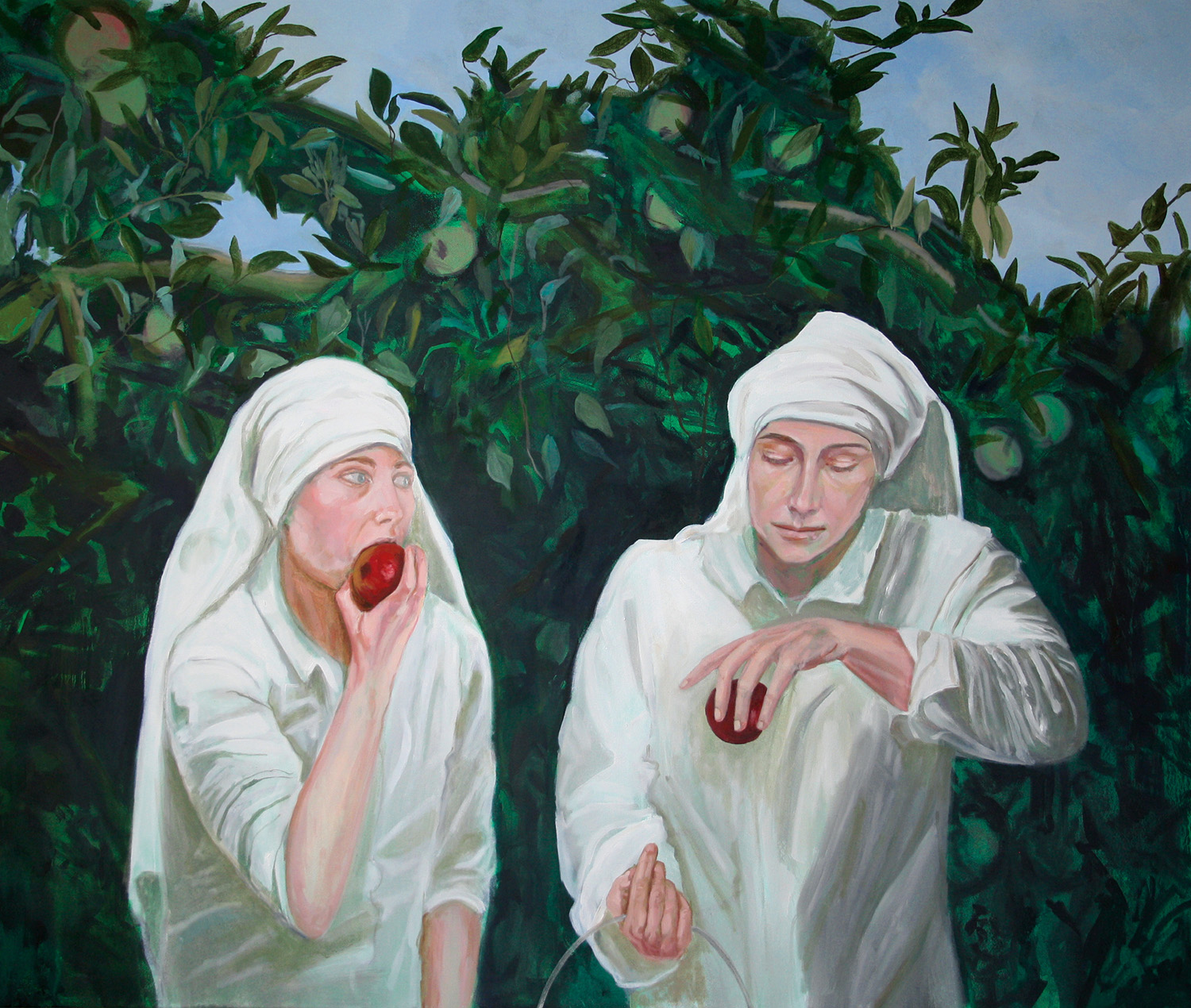 Le fruit défendu, 110 x 130 cm, 2019