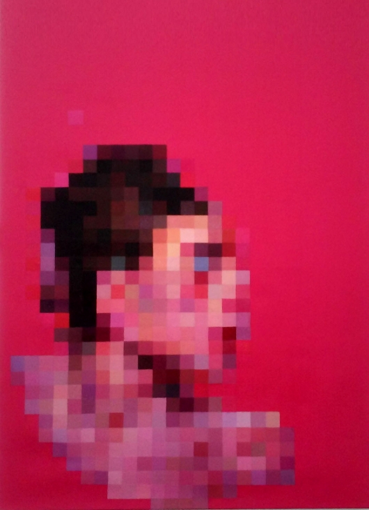 Scandale 2, huile sur toile, 74x 54 cm, 2014