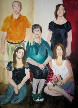 Family portrait 4 - Acrylic on canvas - 130 x 205 cm