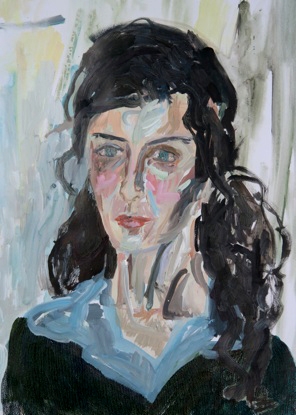 Portrait 1- Acrylic on paper- 65 x 50 cm