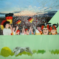 Supporters 2 - 2013 - 120 x 120 cm