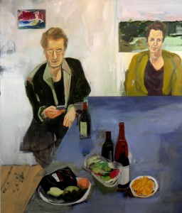 A table !, oil on cancas, 120 x 140 cm, private collection