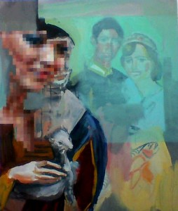 Hermine, oil on canvas, 90 x 110 cm