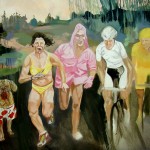 Tour de France 1, oil on canvas, 160 x 140 cm